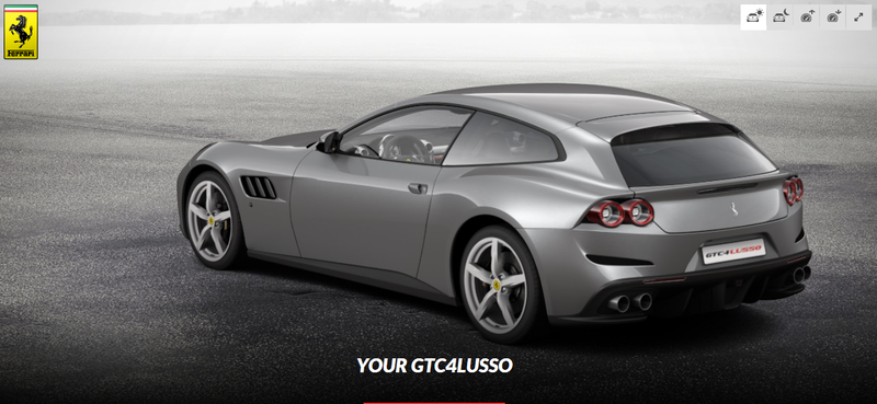 Illustration for article titled I configured TWO shooting brake Ferraris.